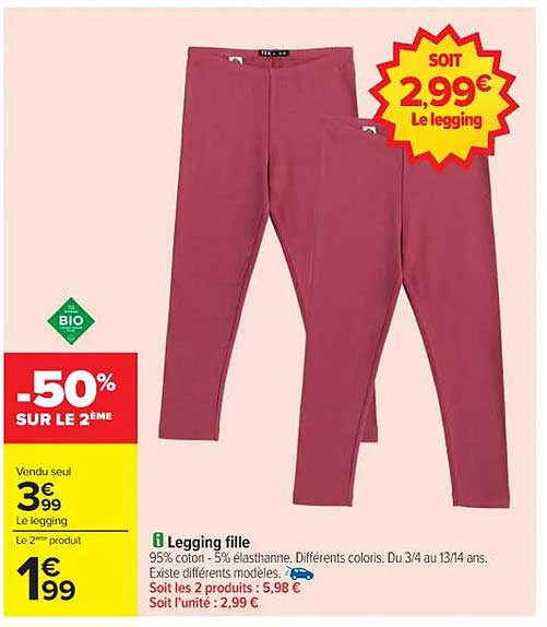 Legging fille