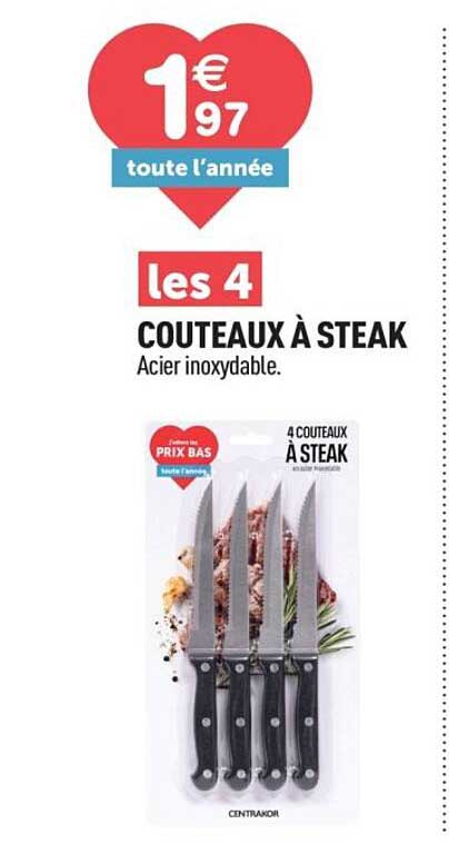 les 4 Couteaux à Steak