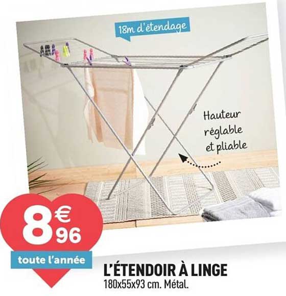 L'ÉTENDOIR À LINGE