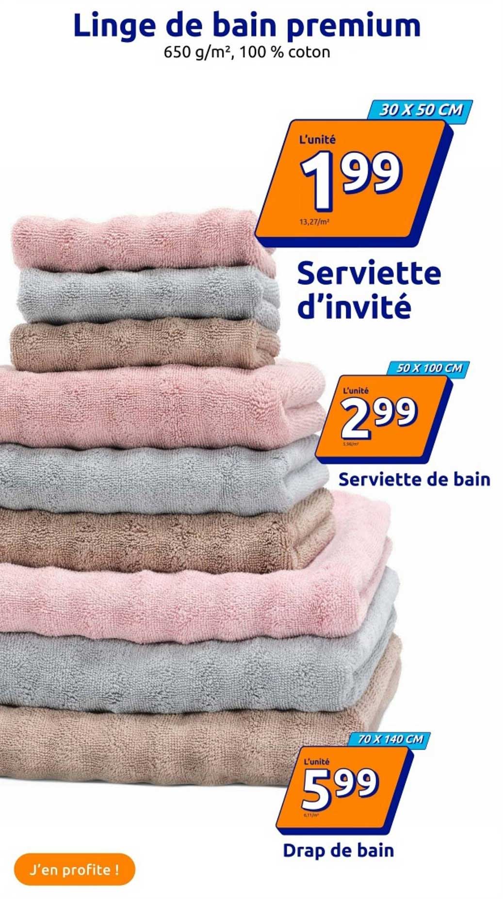 Linge de bain premium