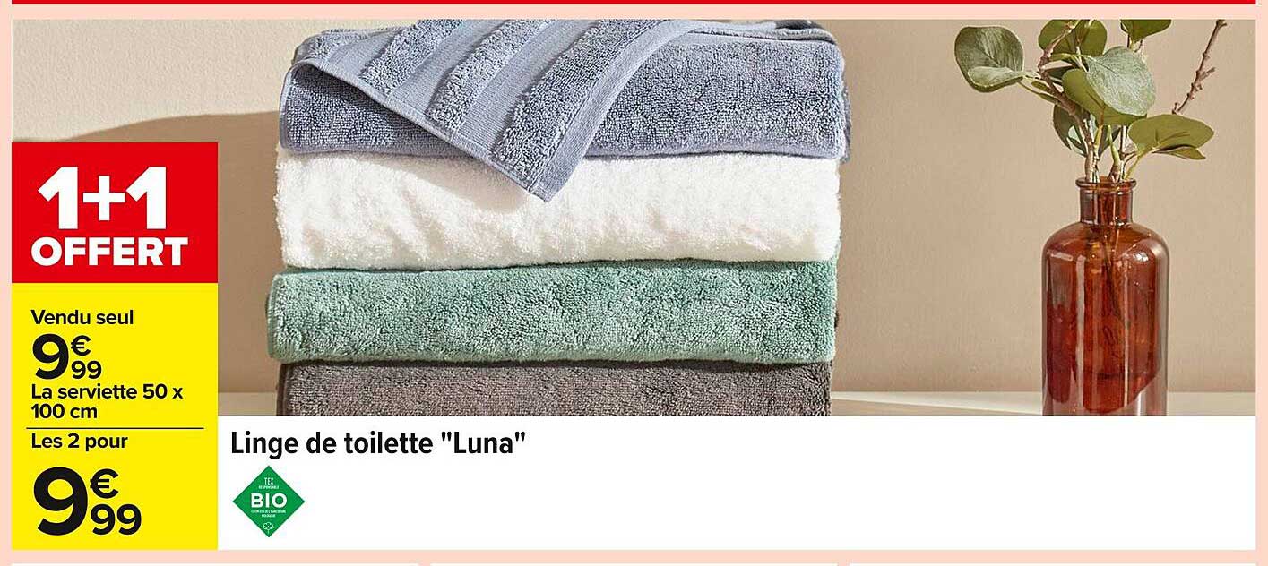 Linge de toilette "Luna"