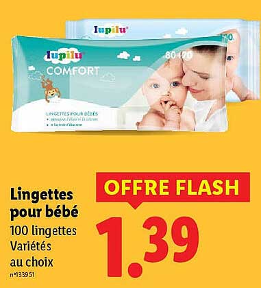 Lingettes pour bébé