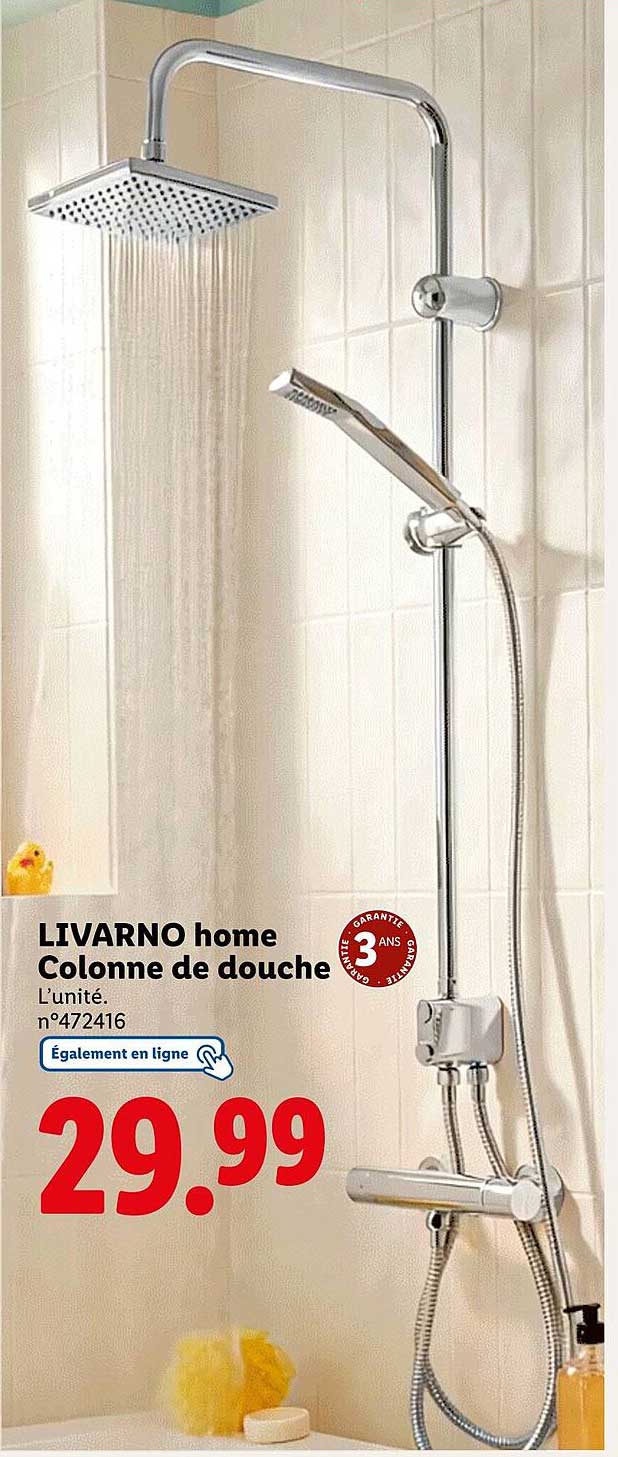 LIVARNO home Colonne de douche