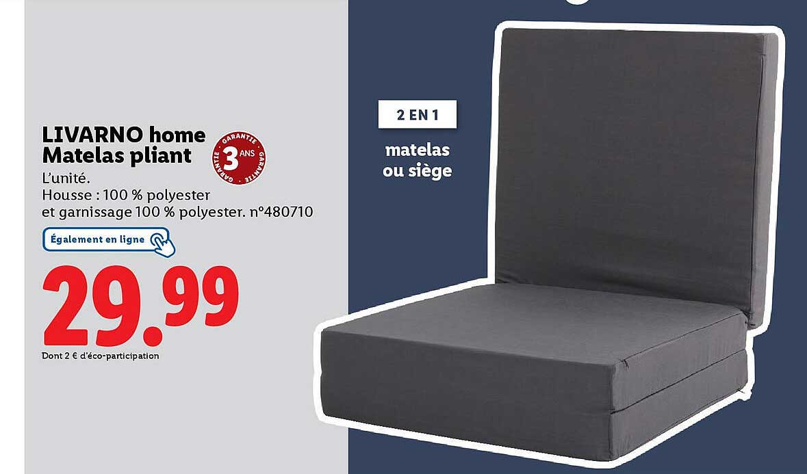 LIVARNO home Matelas pliant