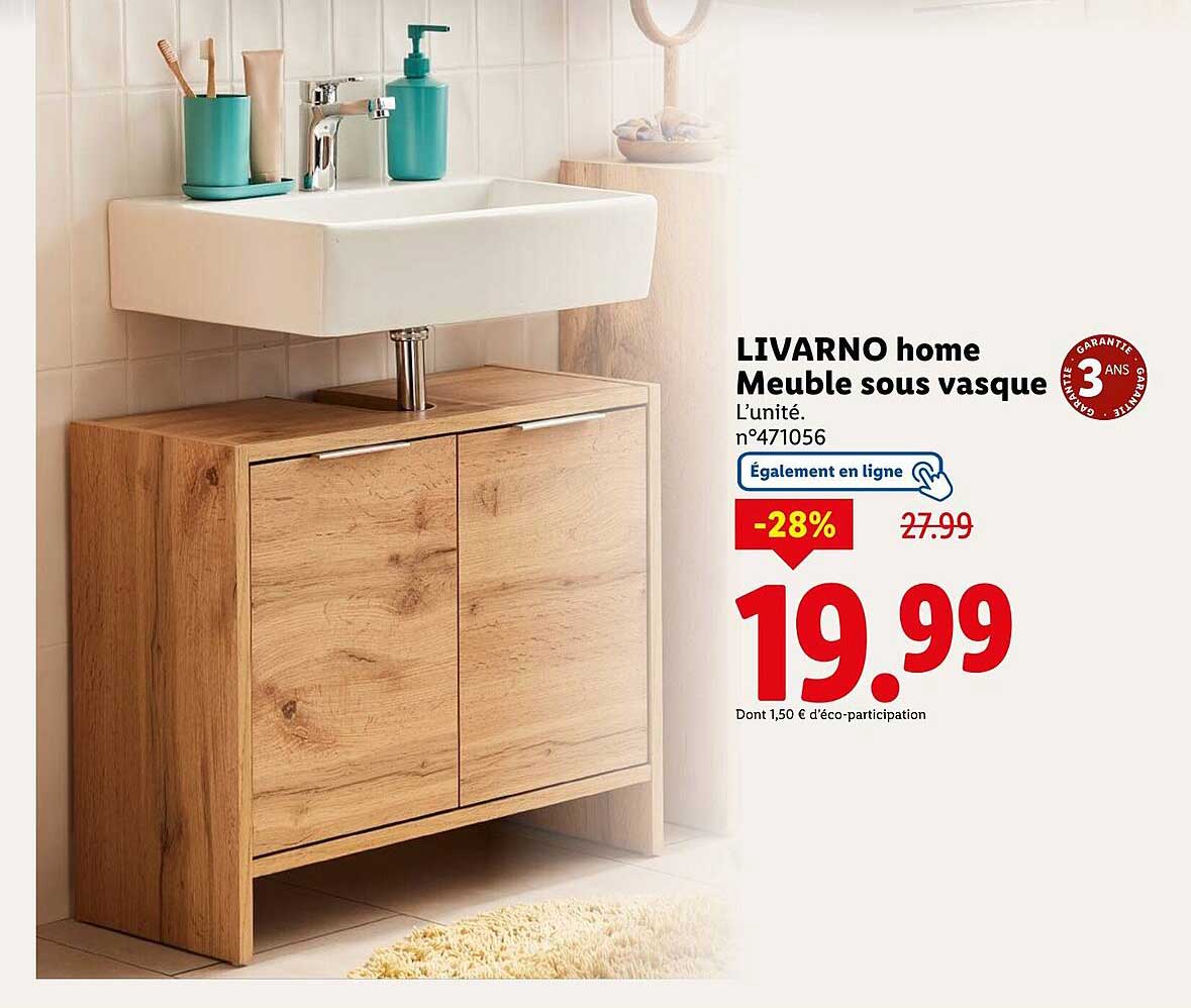 LIVARNO home Meuble sous vasque
