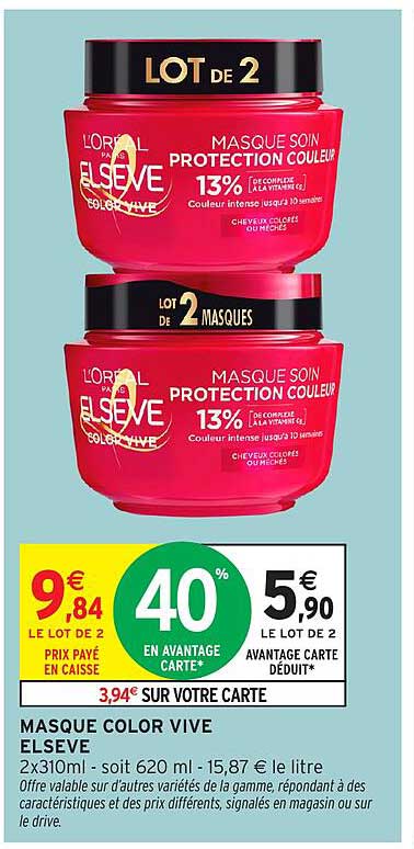 MASQUE COLOR VIVE ELSEVE