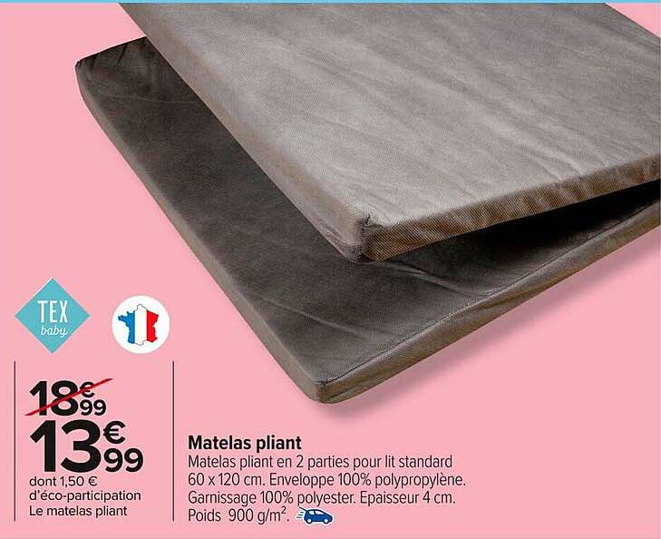 Matelas pliant