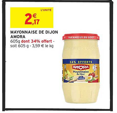MAYONNAISE DE DIJON AMORA