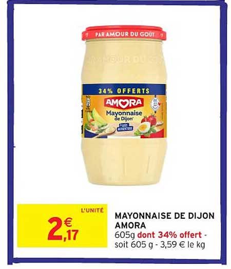 MAYONNAISE DE DIJON AMORA