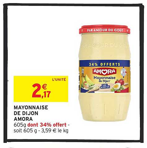 MAYONNAISE DE DIJON AMORA