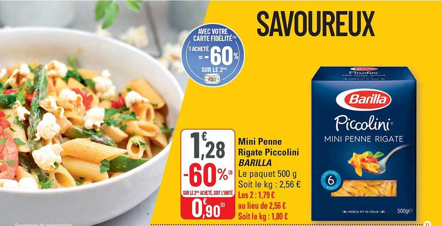 Mini Penne Rigate Piccolini BARILLA