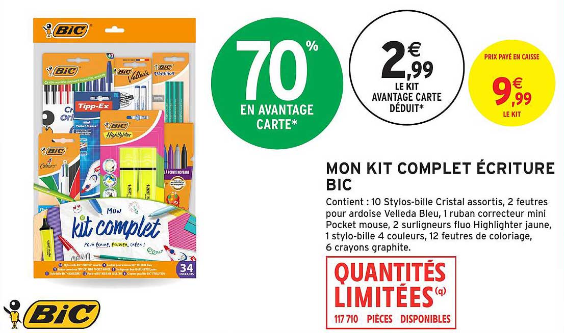 MON KIT COMPLET ÉCRITURE BIC