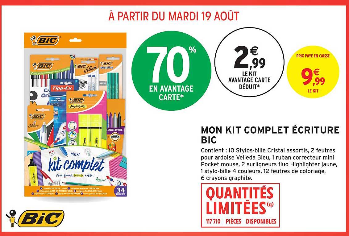 MON KIT COMPLET ÉCRITURE BIC
