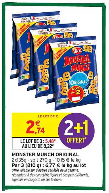 MONSTER MUNCH ORIGINAL
