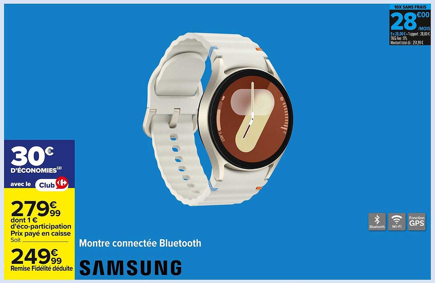 Montre connectée Bluetooth