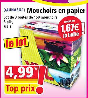 Mouchoirs en papier