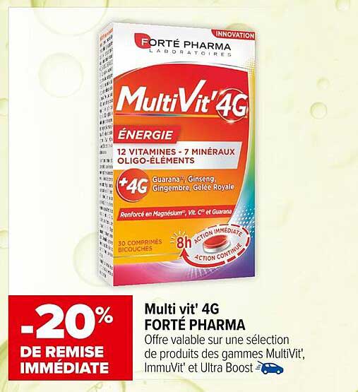 Multi vit' 4G FORTÉ PHARMA