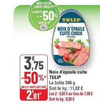 Noix d'épaule cuite TULIP