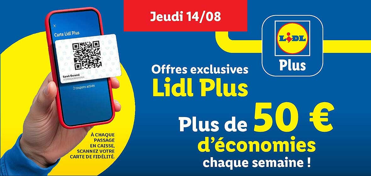 Offres exclusives Lidl Plus