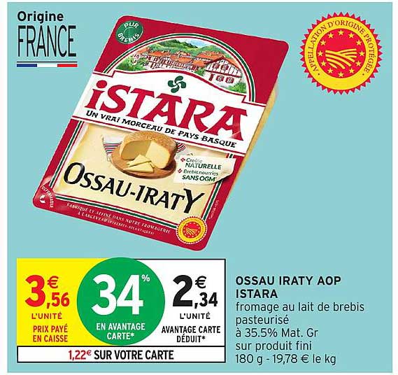 OSSau Iraty AOP Istara