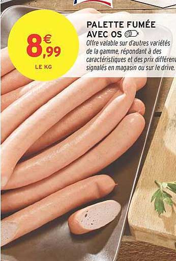 PALETTE FUMÉE AVEC OS