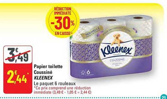 Papier toilette Coussiné KLEENEX