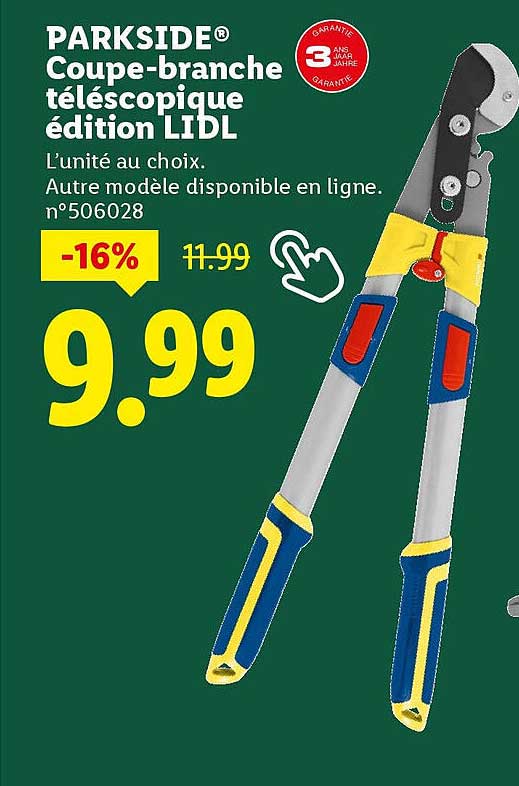 PARKSIDE® Coupe-branche télescopique édition LIDL