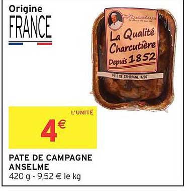 PATE DE CAMPAGNE ANSELME