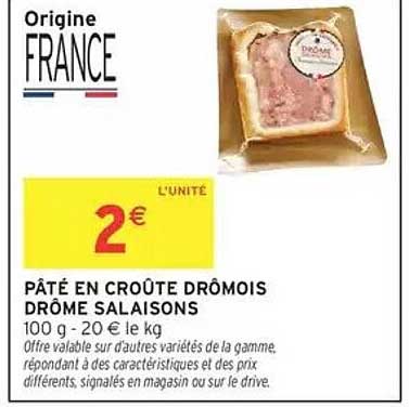 PÂTÉ EN CROÛTE DRÔMOIS DRÔME SALAISON