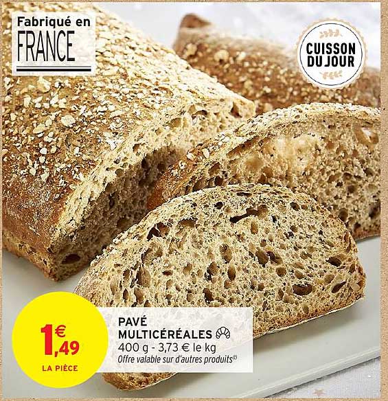 PAVÉ MULTICÉRÉALES