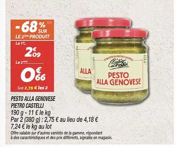 PESTO ALLA GENOVESE PIETRO CASTELLI
