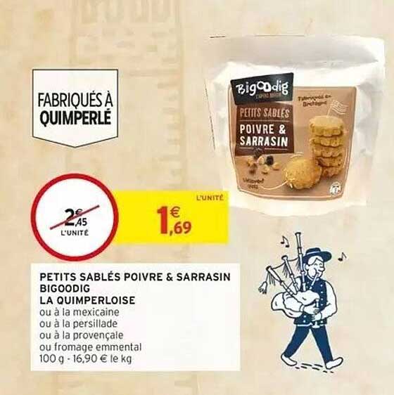 PETITS SABLÉS POIVRE & SARRASIN BIGOODIG