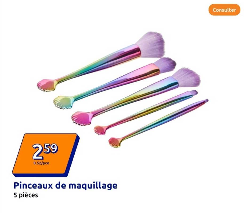 Pinceaux de maquillage