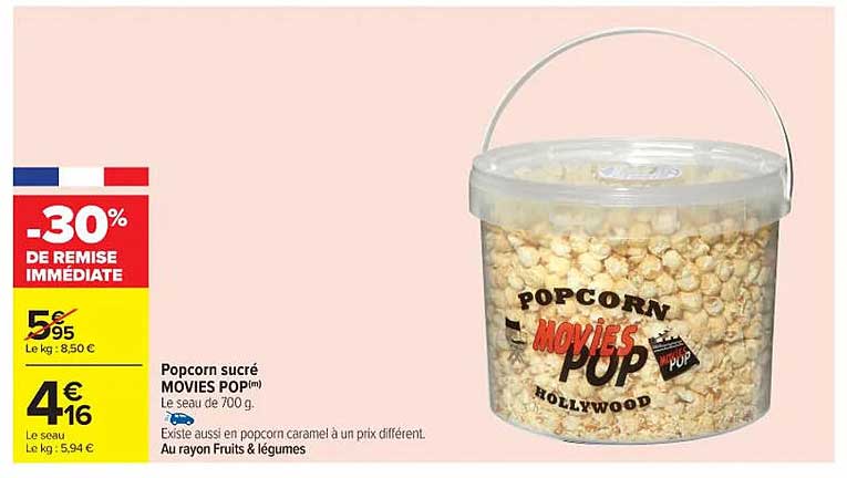 Popcorn sucré MOVIES POP™