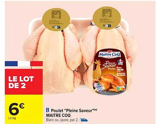Poulet "Pleine Saveur" MAITRE COQ