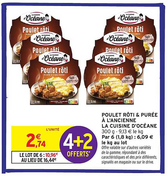 POULET ROTI & PURÉE À L'ANCIENNE LA CUISINE D'OCEANE
