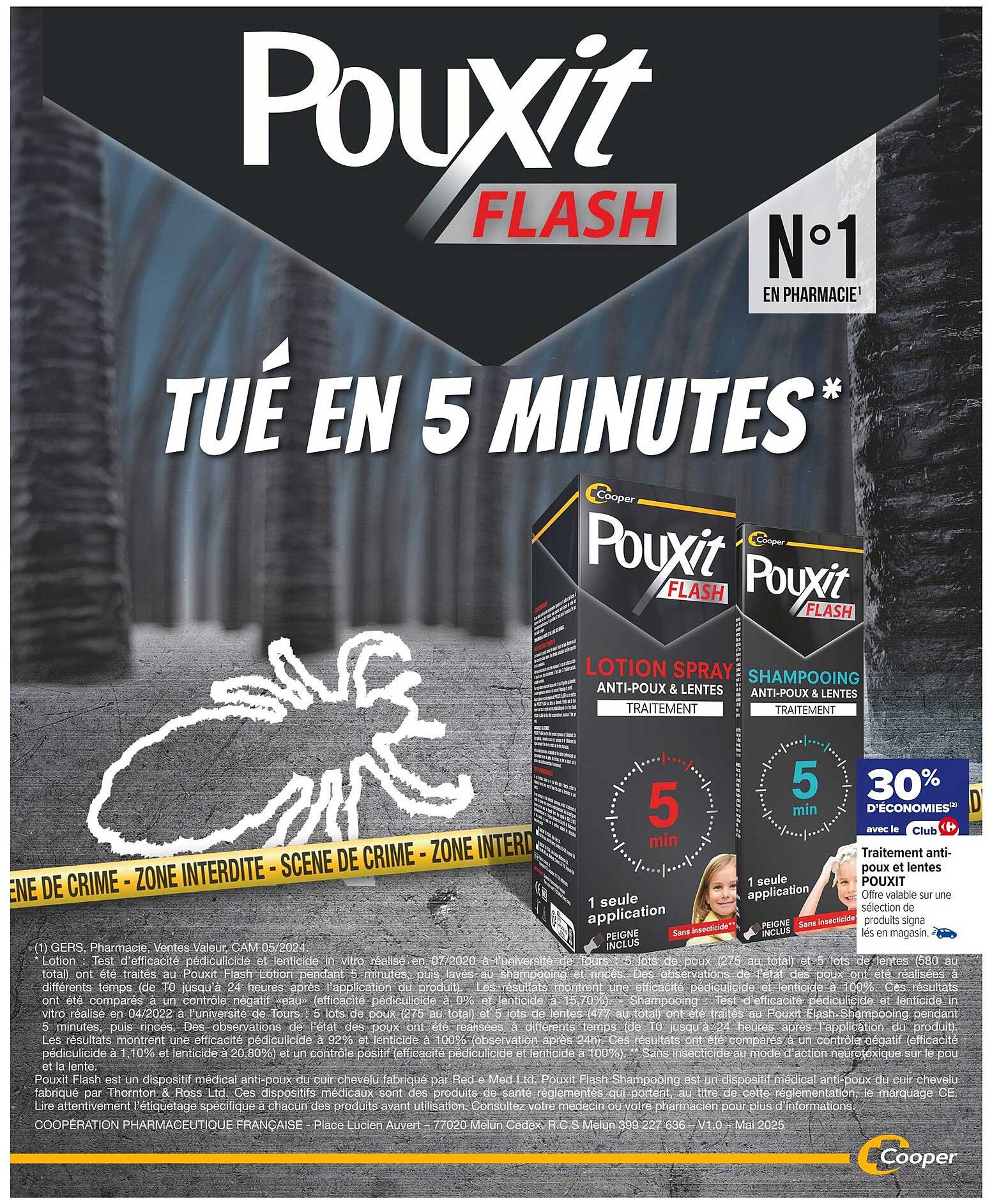 Pouxit Flash - Tué en 5 minutes