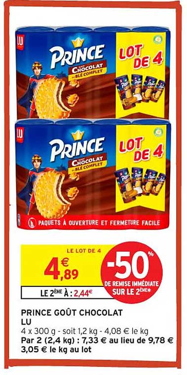 PRINCE GOÛT CHOCOLAT