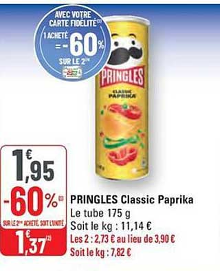 PRINGLES Classic Paprika