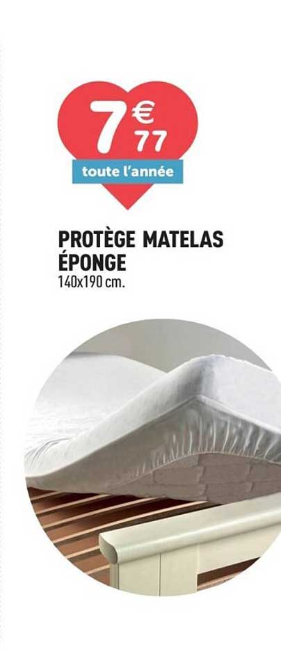 PROTÈGE MATELAS ÉPONGE