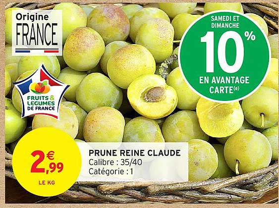 PRUNE REINE CLAUDE