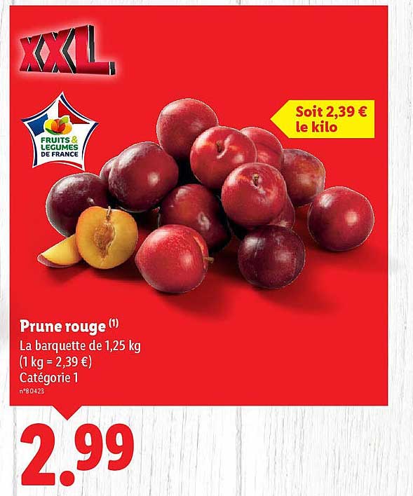 Prune rouge