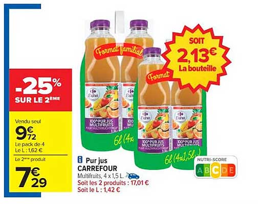 Pur jus CARREFOUR