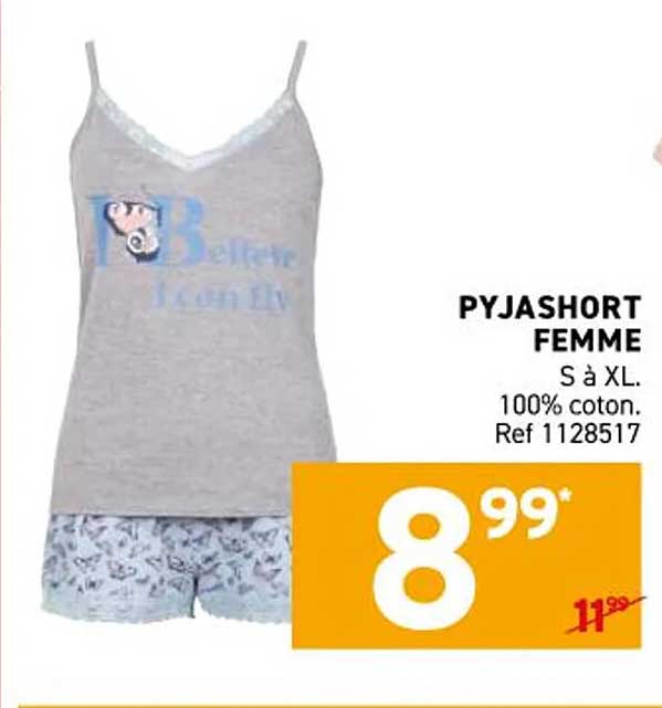 PYJASHORT FEMME
