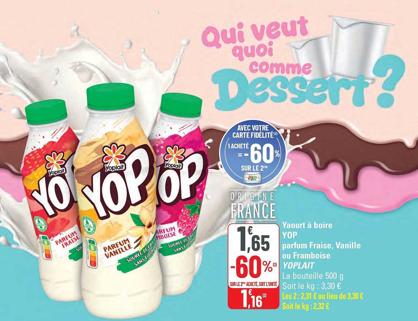 Qui veut quoi comme Dessert ?
