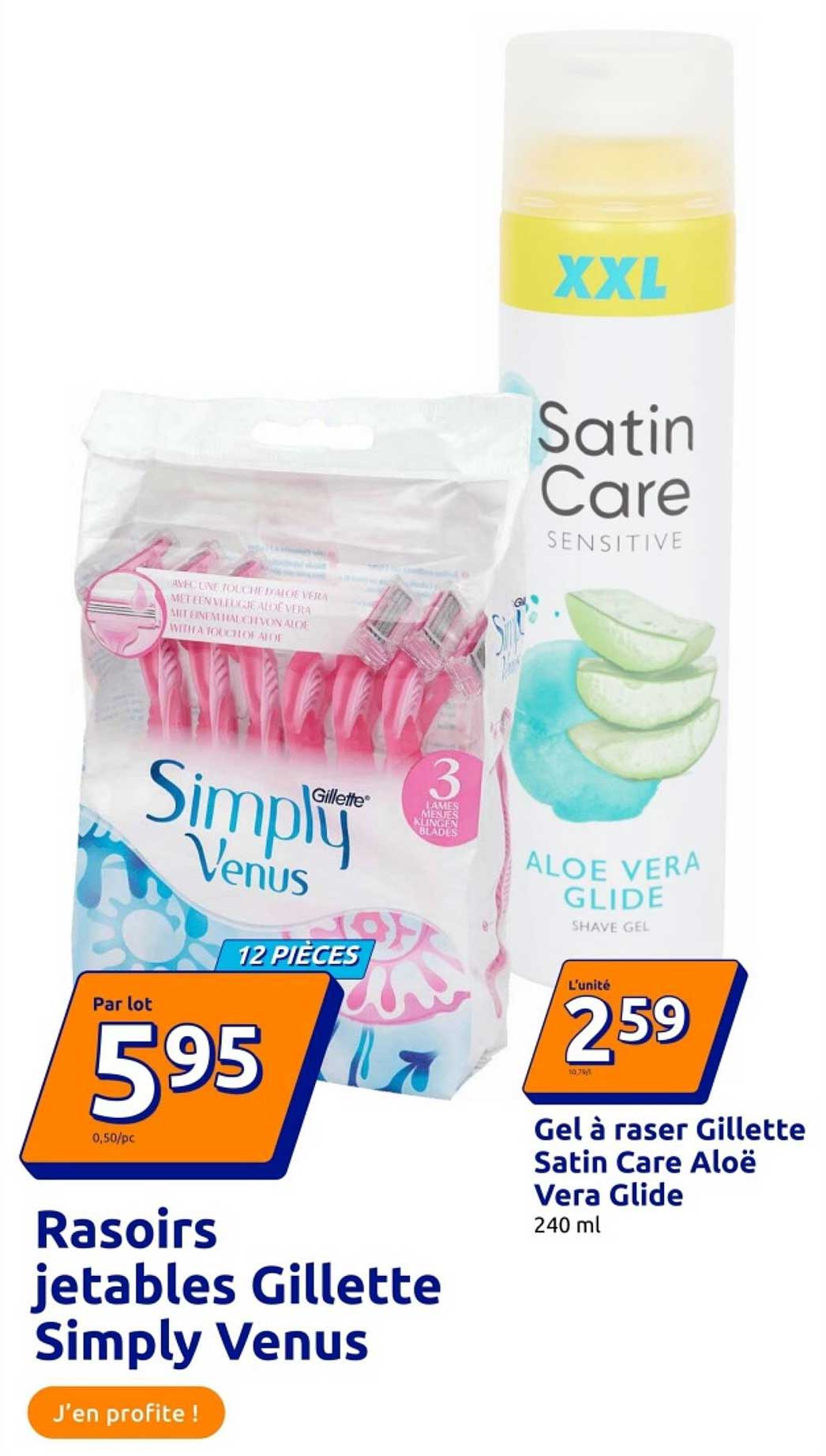 Rasoirs jetables Gillette Simply Venus