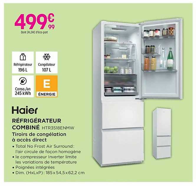 Réfrigérateur Combiné HTR3518ENMW