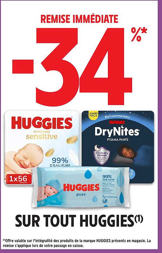 REMBOURSEMENT IMMÉDIAT -34%