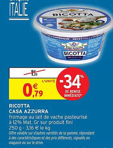 RICOTTA CASA AZZURRA