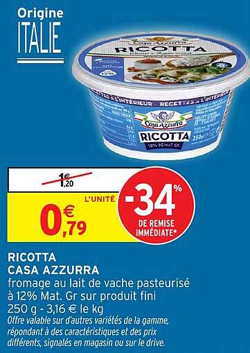 RICOTTA CASA AZZURRA